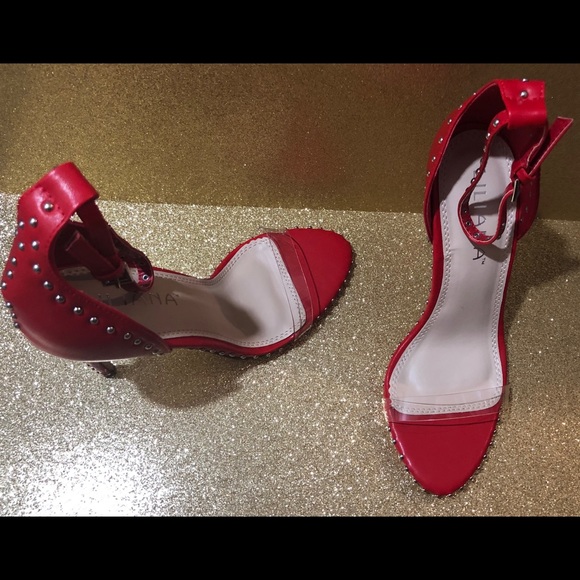 Brand new with box red heels with studded lining❤️ - Picture 2 of 5
